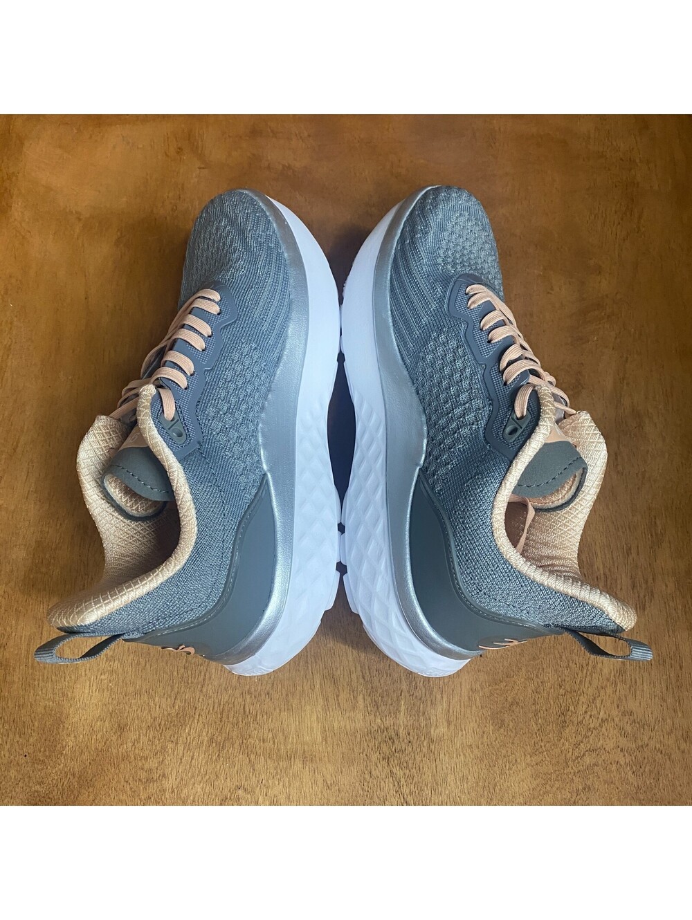 GDefy Gravity Defyer XLR8 Shoes Womens Size 8 Gray Peach Versocloud TB9034FGP-XW - Picture 4 of 15